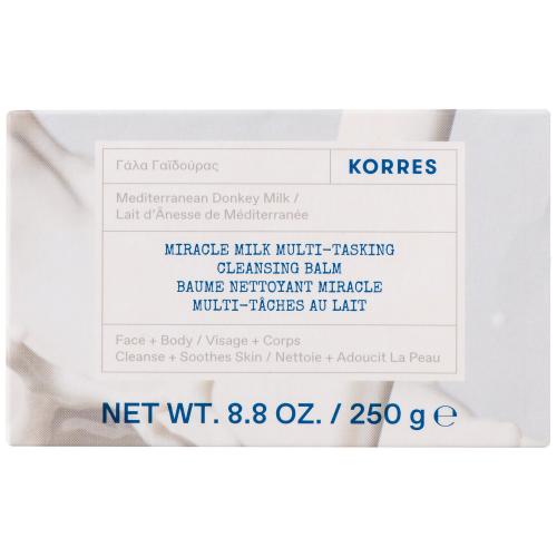 Korres Miracle Milk Multi-Tasking Cleansing Bar Εξαιρετικά Απαλό Σαπούνι Καθαρισμού Προσώπου, Σώματος με Γάλα Γαϊδούρας 250ml